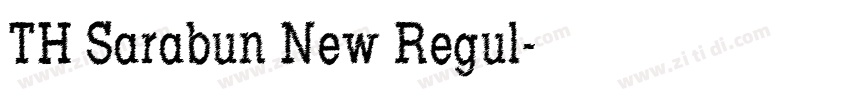 TH Sarabun New Regul字体转换